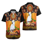 personalised-australia-libra-cockatoo-zodiac-hawaiian-shirt-auz-astrology-aboriginal-red