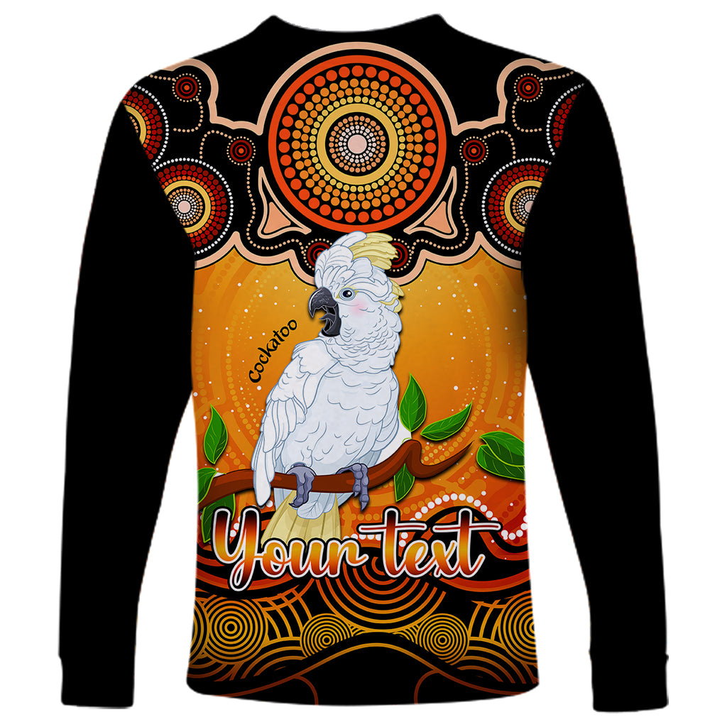 personalised-australia-libra-cockatoo-zodiac-long-sleeve-shirt-auz-astrology-aboriginal-red