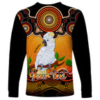 personalised-australia-libra-cockatoo-zodiac-long-sleeve-shirt-auz-astrology-aboriginal-red