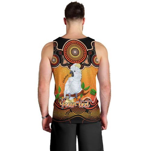 personalised-australia-libra-cockatoo-zodiac-men-tank-top-auz-astrology-aboriginal-red