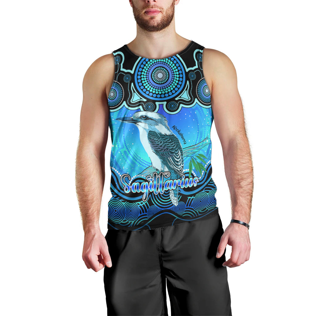 personalised-australia-sagittarius-kookaburra-zodiac-men-tank-top-auz-astrology-aboriginal-aqua