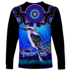 personalised-australia-sagittarius-kookaburra-zodiac-long-sleeve-shirt-auz-astrology-aboriginal-blue