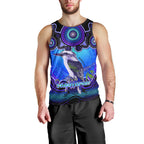 personalised-australia-sagittarius-kookaburra-zodiac-men-tank-top-auz-astrology-aboriginal-blue