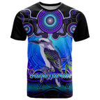 personalised-australia-sagittarius-kookaburra-zodiac-t-shirt-auz-astrology-aboriginal-blue