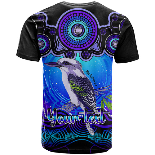 personalised-australia-sagittarius-kookaburra-zodiac-t-shirt-auz-astrology-aboriginal-blue