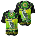 personalised-australia-sagittarius-kookaburra-zodiac-baseball-jersey-auz-astrology-aboriginal-green