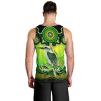 personalised-australia-sagittarius-kookaburra-zodiac-men-tank-top-auz-astrology-aboriginal-green