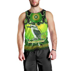 personalised-australia-sagittarius-kookaburra-zodiac-men-tank-top-auz-astrology-aboriginal-green