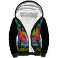 personalised-australia-sagittarius-kookaburra-zodiac-sherpa-hoodie-auz-astrology-aboriginal-rainbow
