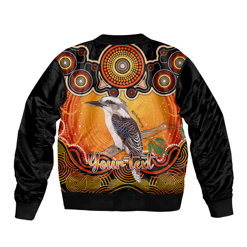 personalised-australia-sagittarius-kookaburra-zodiac-bomber-jacket-auz-astrology-aboriginal-red
