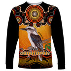 personalised-australia-sagittarius-kookaburra-zodiac-long-sleeve-shirt-auz-astrology-aboriginal-red