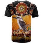 personalised-australia-sagittarius-kookaburra-zodiac-t-shirt-auz-astrology-aboriginal-red