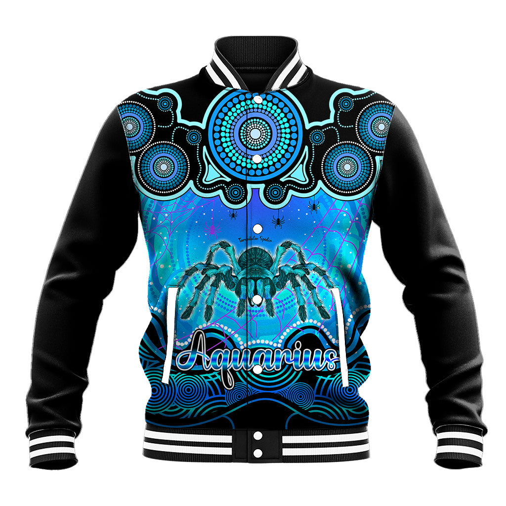 personalised-australia-scorpio-tarantulas-spider-zodiac-baseball-jacket-auz-astrology-aboriginal-aqua