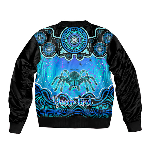 personalised-australia-scorpio-tarantulas-spider-zodiac-bomber-jacket-auz-astrology-aboriginal-aqua