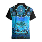personalised-australia-scorpio-tarantulas-spider-zodiac-hawaiian-shirt-auz-astrology-aboriginal-aqua
