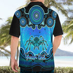 personalised-australia-scorpio-tarantulas-spider-zodiac-hawaiian-shirt-auz-astrology-aboriginal-aqua