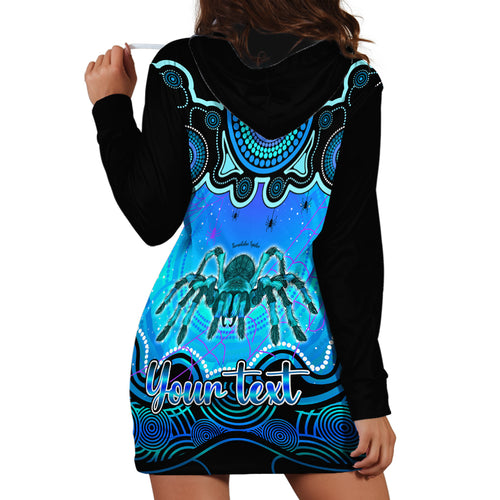 personalised-australia-scorpio-tarantulas-spider-zodiac-hoodie-dress-auz-astrology-aboriginal-aqua