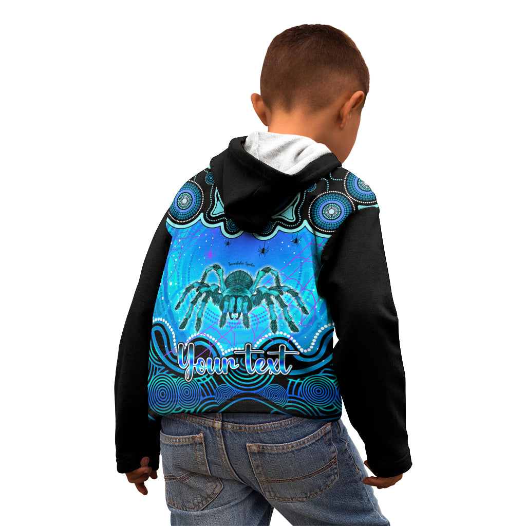 personalised-australia-scorpio-tarantulas-spider-zodiac-kid-hoodie-auz-astrology-aboriginal-aqua