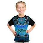 personalised-australia-scorpio-tarantulas-spider-zodiac-kid-t-shirt-auz-astrology-aboriginal-aqua
