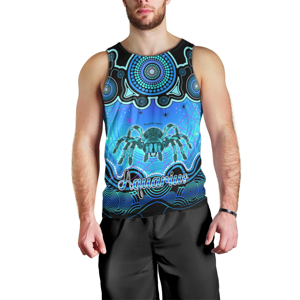 personalised-australia-scorpio-tarantulas-spider-zodiac-men-tank-top-auz-astrology-aboriginal-aqua