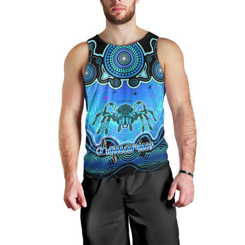 personalised-australia-scorpio-tarantulas-spider-zodiac-men-tank-top-auz-astrology-aboriginal-aqua