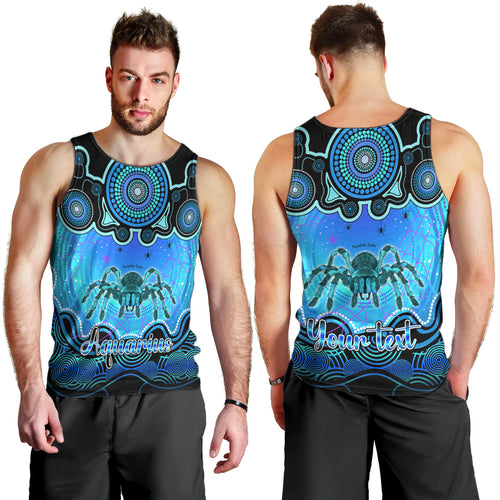 personalised-australia-scorpio-tarantulas-spider-zodiac-men-tank-top-auz-astrology-aboriginal-aqua