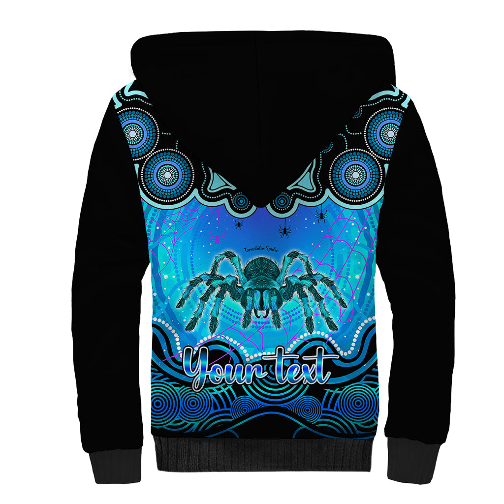 personalised-australia-scorpio-tarantulas-spider-zodiac-sherpa-hoodie-auz-astrology-aboriginal-aqua