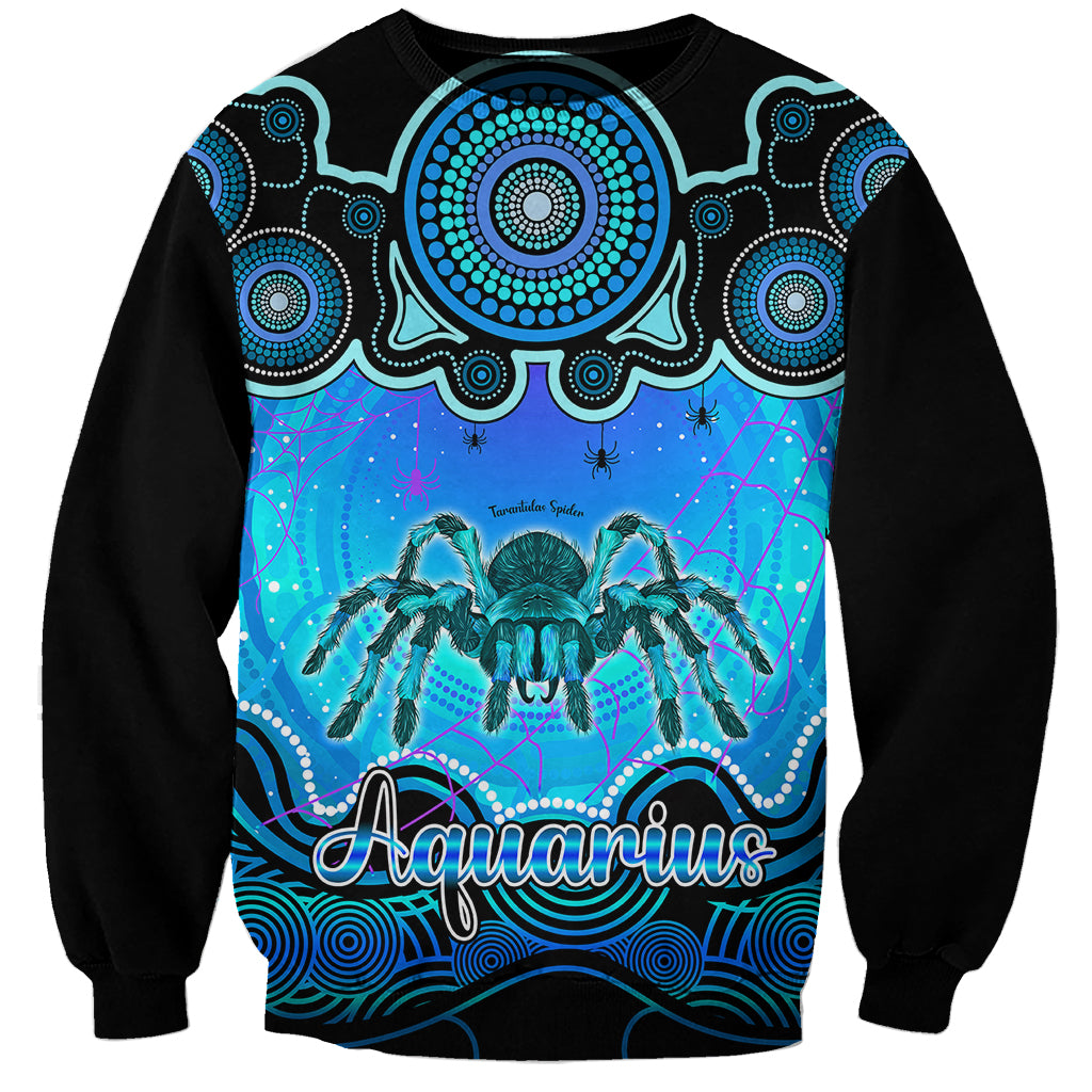 personalised-australia-scorpio-tarantulas-spider-zodiac-sweatshirt-auz-astrology-aboriginal-aqua