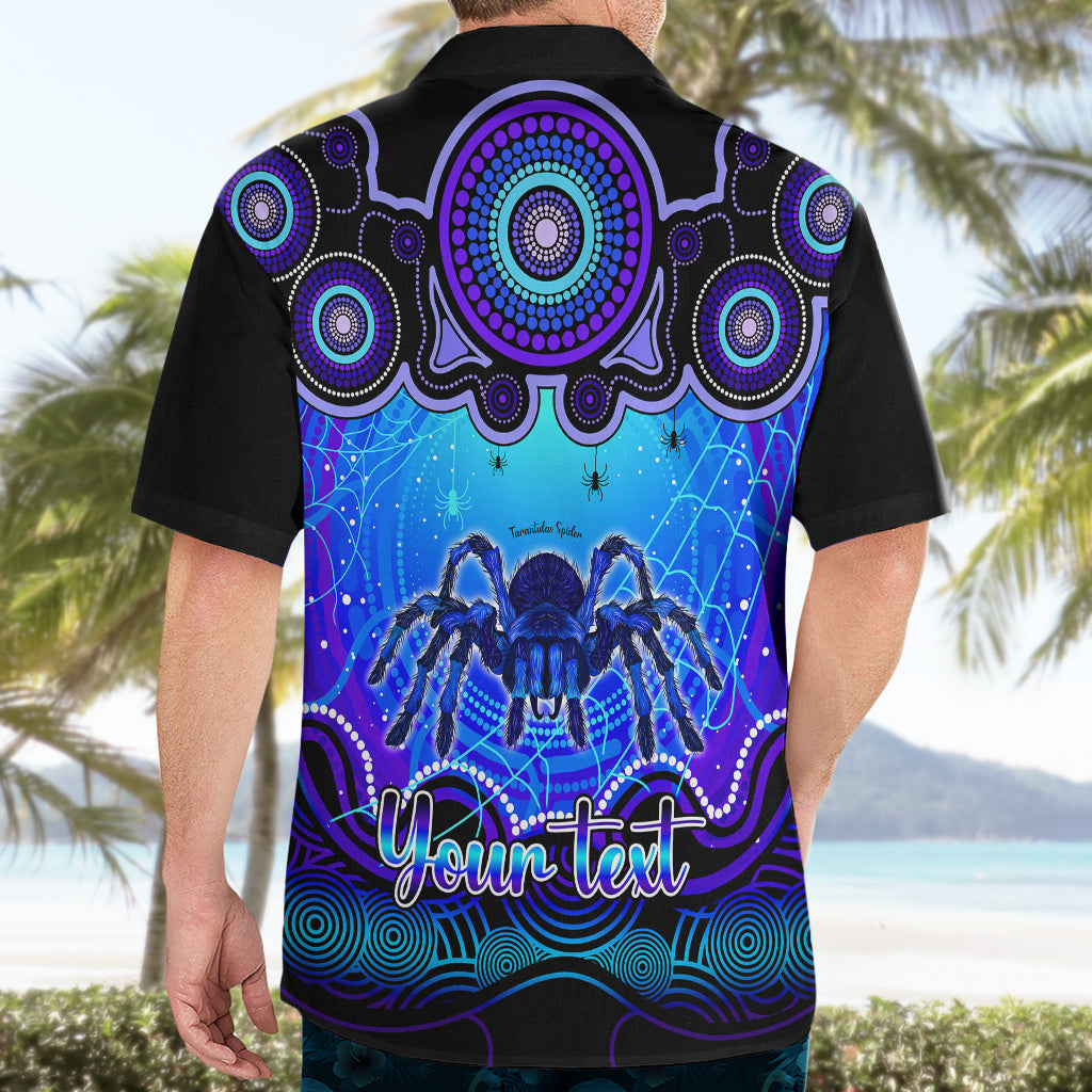 personalised-australia-scorpio-tarantulas-spider-zodiac-hawaiian-shirt-auz-astrology-aboriginal-blue