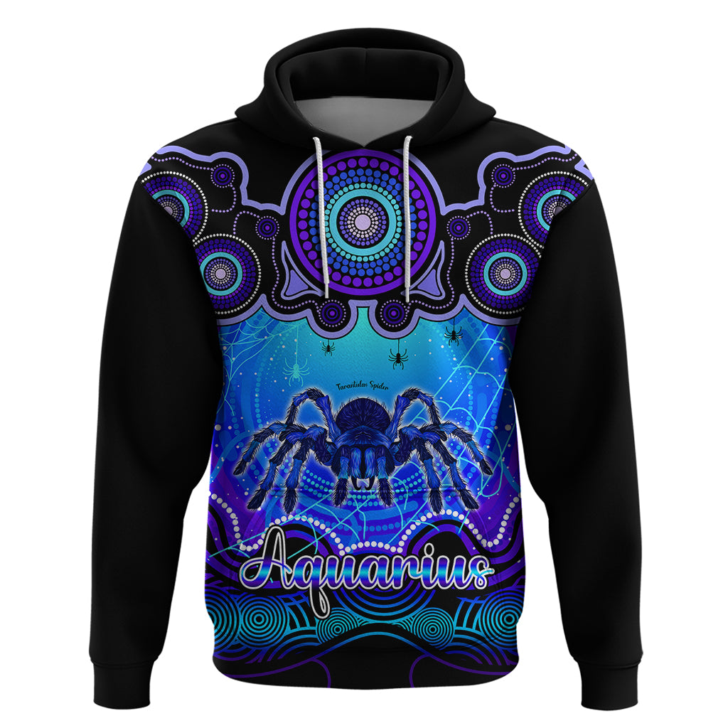 personalised-australia-scorpio-tarantulas-spider-zodiac-hoodie-auz-astrology-aboriginal-blue