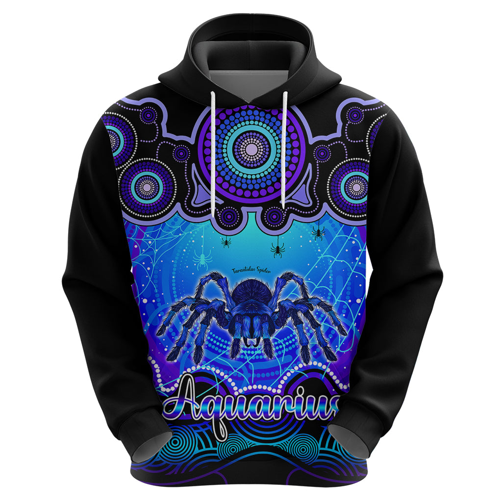 personalised-australia-scorpio-tarantulas-spider-zodiac-hoodie-auz-astrology-aboriginal-blue