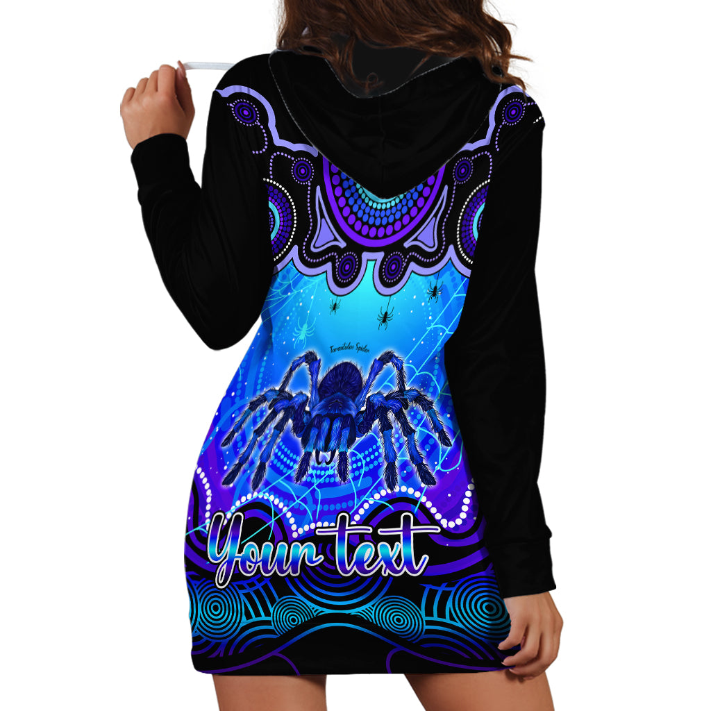 personalised-australia-scorpio-tarantulas-spider-zodiac-hoodie-dress-auz-astrology-aboriginal-blue