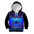 personalised-australia-scorpio-tarantulas-spider-zodiac-kid-hoodie-auz-astrology-aboriginal-blue