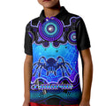 personalised-australia-scorpio-tarantulas-spider-zodiac-kid-polo-shirt-auz-astrology-aboriginal-blue
