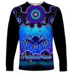personalised-australia-scorpio-tarantulas-spider-zodiac-long-sleeve-shirt-auz-astrology-aboriginal-blue