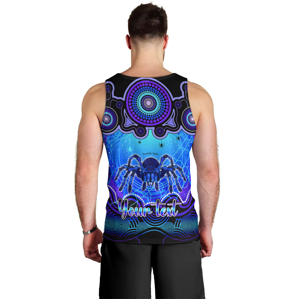personalised-australia-scorpio-tarantulas-spider-zodiac-men-tank-top-auz-astrology-aboriginal-blue