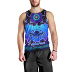 personalised-australia-scorpio-tarantulas-spider-zodiac-men-tank-top-auz-astrology-aboriginal-blue