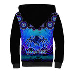 personalised-australia-scorpio-tarantulas-spider-zodiac-sherpa-hoodie-auz-astrology-aboriginal-blue