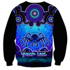 personalised-australia-scorpio-tarantulas-spider-zodiac-sweatshirt-auz-astrology-aboriginal-blue