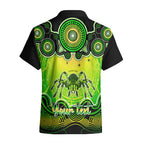 personalised-australia-scorpio-tarantulas-spider-zodiac-hawaiian-shirt-auz-astrology-aboriginal-green