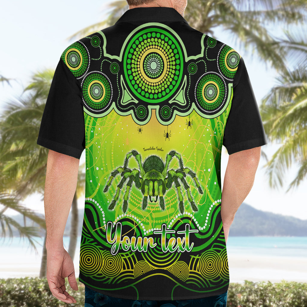 personalised-australia-scorpio-tarantulas-spider-zodiac-hawaiian-shirt-auz-astrology-aboriginal-green