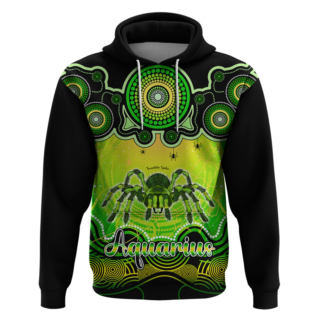 personalised-australia-scorpio-tarantulas-spider-zodiac-hoodie-auz-astrology-aboriginal-green
