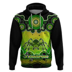 personalised-australia-scorpio-tarantulas-spider-zodiac-hoodie-auz-astrology-aboriginal-green