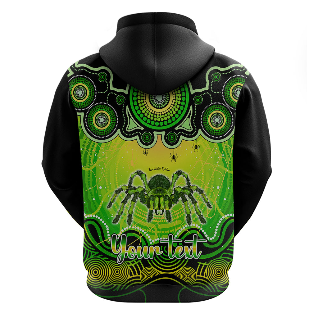 personalised-australia-scorpio-tarantulas-spider-zodiac-hoodie-auz-astrology-aboriginal-green