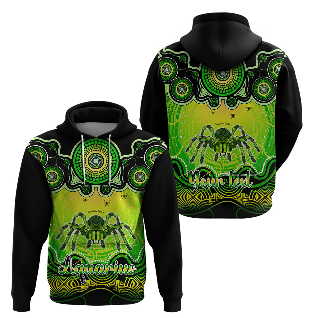 personalised-australia-scorpio-tarantulas-spider-zodiac-hoodie-auz-astrology-aboriginal-green