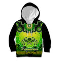 personalised-australia-scorpio-tarantulas-spider-zodiac-kid-hoodie-auz-astrology-aboriginal-green