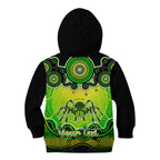 personalised-australia-scorpio-tarantulas-spider-zodiac-kid-hoodie-auz-astrology-aboriginal-green
