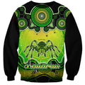 personalised-australia-scorpio-tarantulas-spider-zodiac-sweatshirt-auz-astrology-aboriginal-green