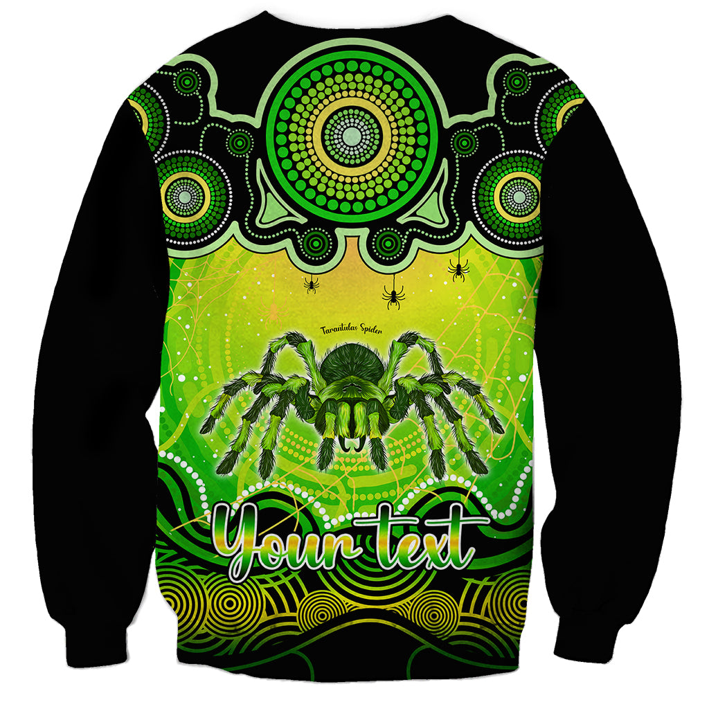 personalised-australia-scorpio-tarantulas-spider-zodiac-sweatshirt-auz-astrology-aboriginal-green