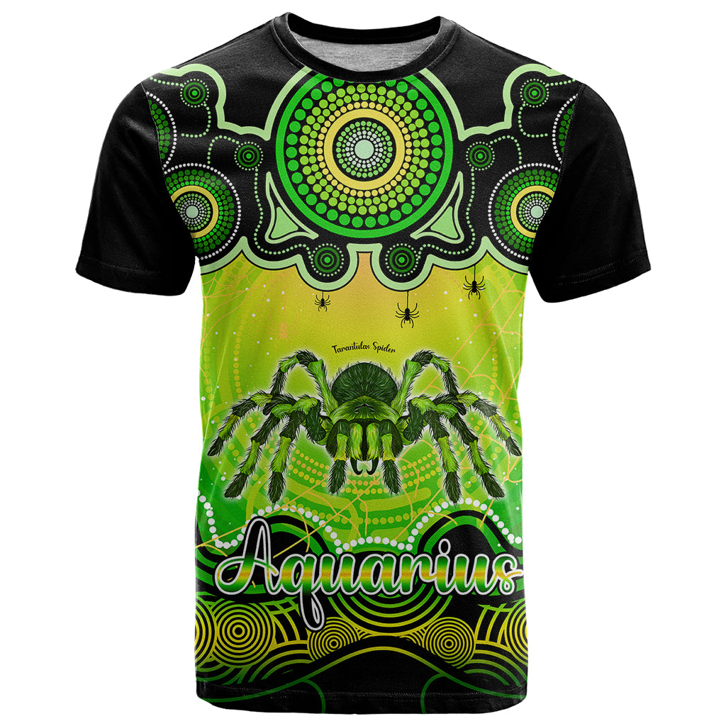 personalised-australia-scorpio-tarantulas-spider-zodiac-t-shirt-auz-astrology-aboriginal-green